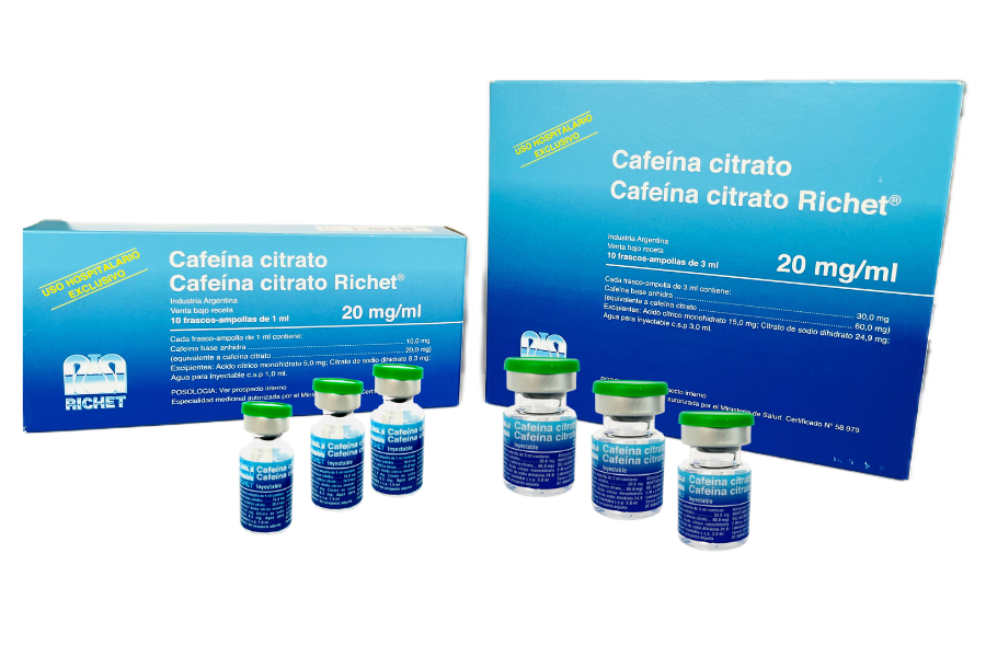 Cafeína Citrato Richet 20 mg/ml