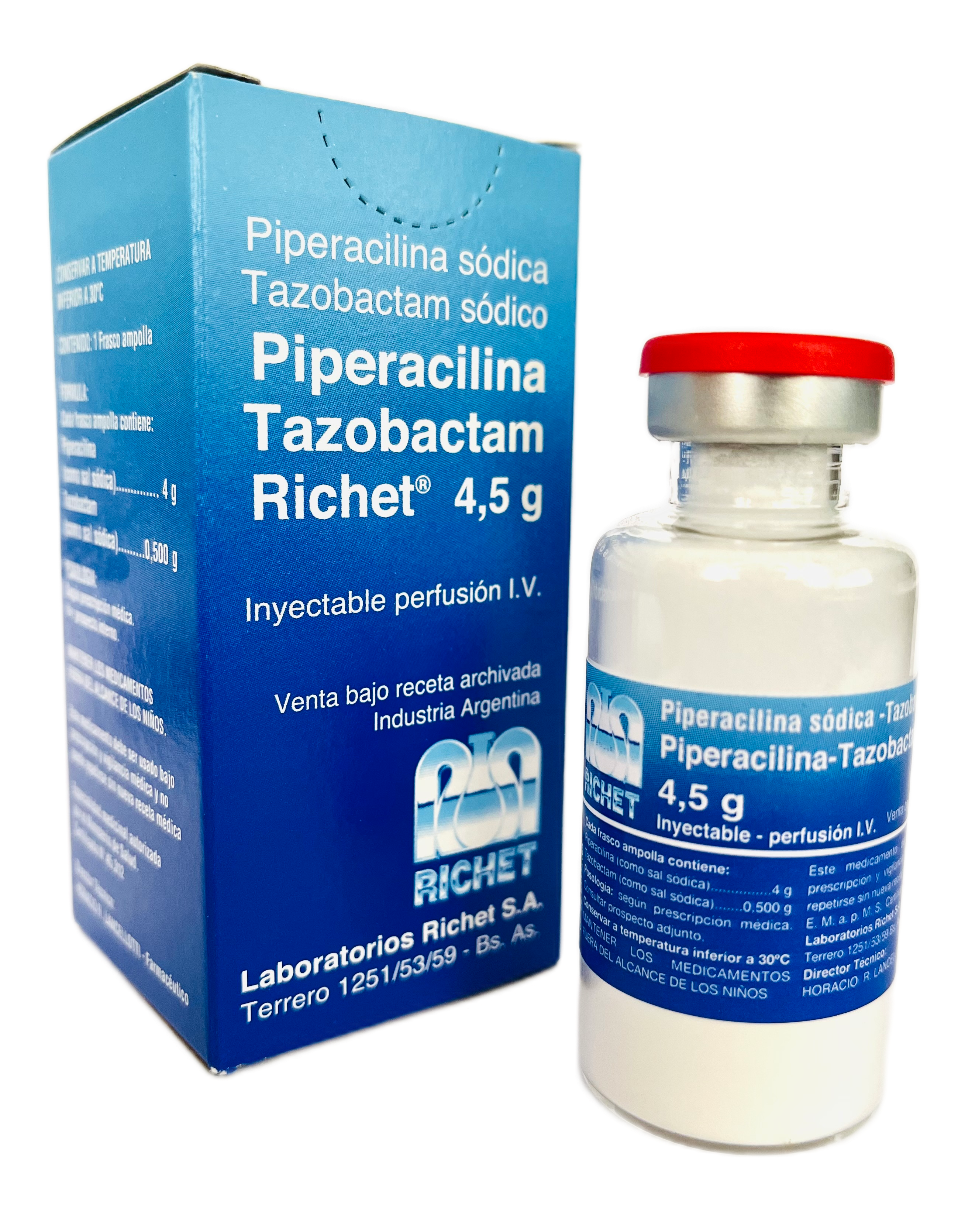 Piperacilina + Tazobactam Richet 4,5 g